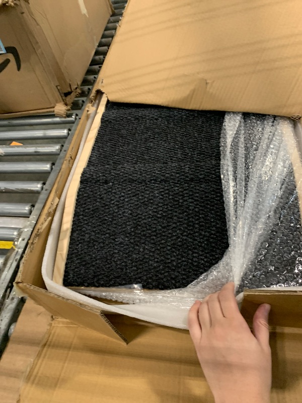 Photo 1 of ???? ???????? Dog Ramp for Bed, 64" Long Foldable Pet Ramp for Small Large Dogs, Dog Ramps for High Beds Car, High Traction with Platform 6 Adjustable Heights 24" to 30" Up to 220LBS Black