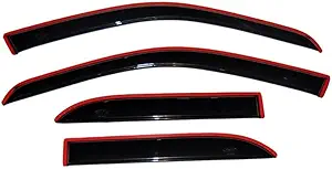 Photo 1 of  *Similar to image* Auto Ventshade [AVS] in-Channel Rain Guards for 2022-2026 Nissan Frontier, Crew CAB ONLY | Window Vent Visors, 4 pcs. - Smoke | 194788