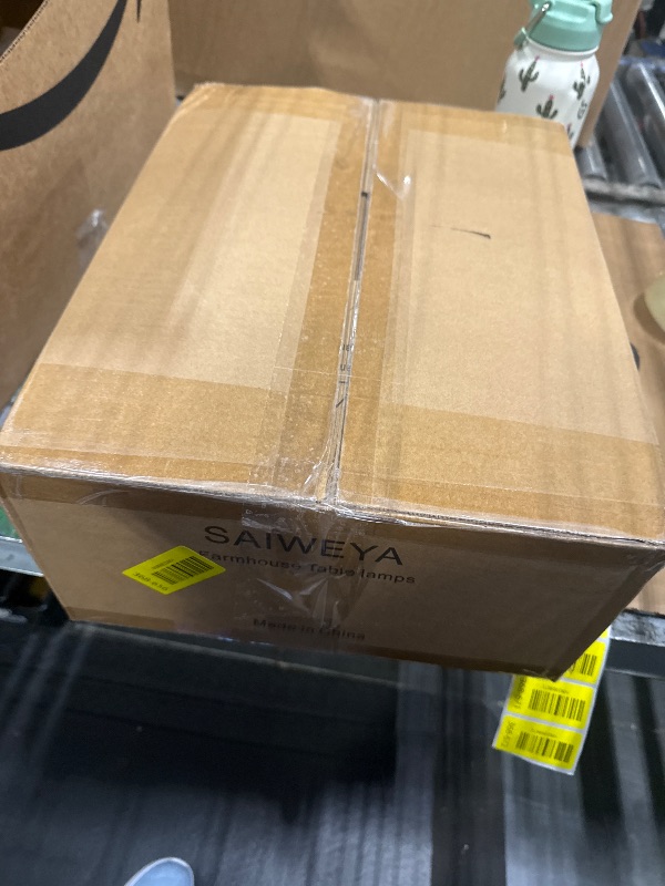 Photo 1 of ** SOLD AS IS NO REFUND/REFUND** SEE COMMENTS !
SAIWEYA 27.5" Set of 2 Farmhouse Table Lamps for Bedroom, 3 Way Dimmable Bedside Lamp with 2 USB +AC Outlet Nightstand Lamps for Living Room Resin Rustic Touch Lamps