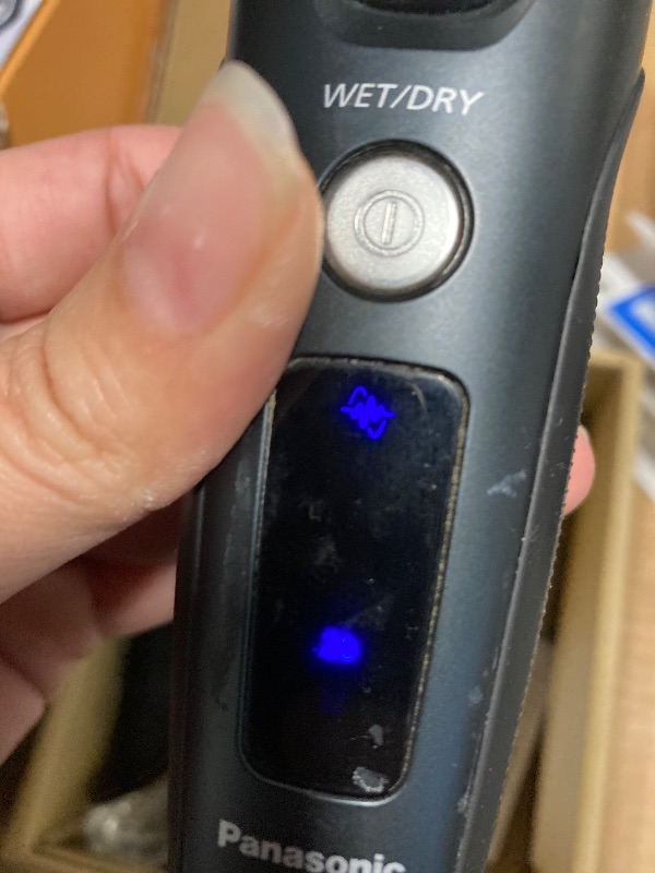 Photo 1 of ***It looks used.*** Panasonic Electric Razor for Men, Electric Shaver for Men, ARC5 with Premium Automatic Cleaning and Charging Station, Wet Dry Shaver, Cordless Razor, with Pop-Up Trimmer ES-LV97-K, Black