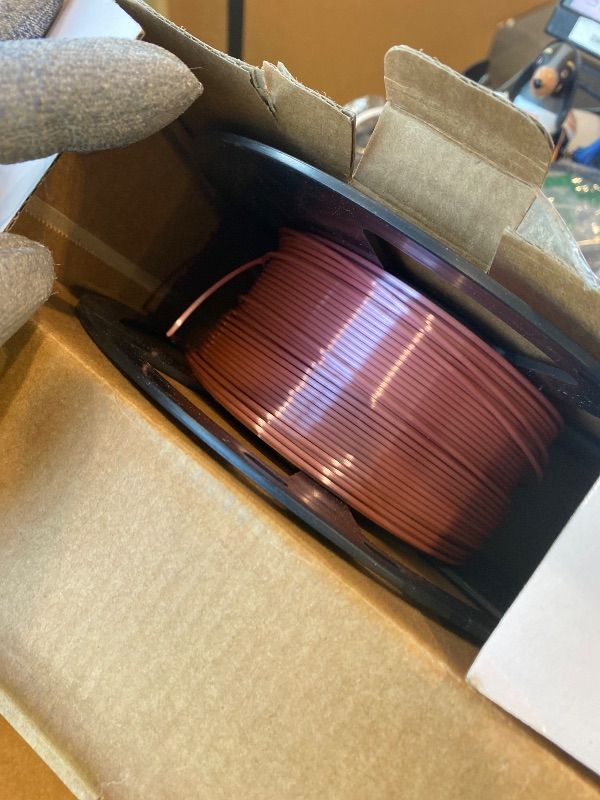 Photo 1 of *MISSING PARTS*
MIKA3D Silk Metallic Rose Gold Pink Shiny PLA Filament, 1KG 2.2Lbs 3D Printing Material with 1.75mm High Diameter Accuracy, Neatly Wound Silk PLA Widely Support for FDM 3D Printers
