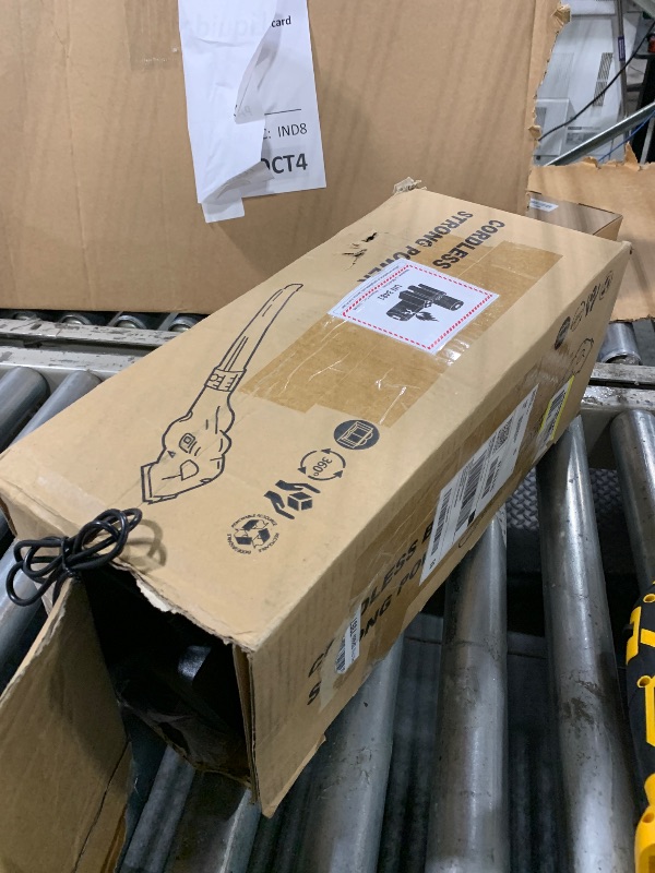 Photo 1 of ** NOT A DEWALT **20V MAX Blower, 100 CFM Airflow, Variable Speed Switch, Includes Trigger Lock, Bare Tool Only (DCE100B)
