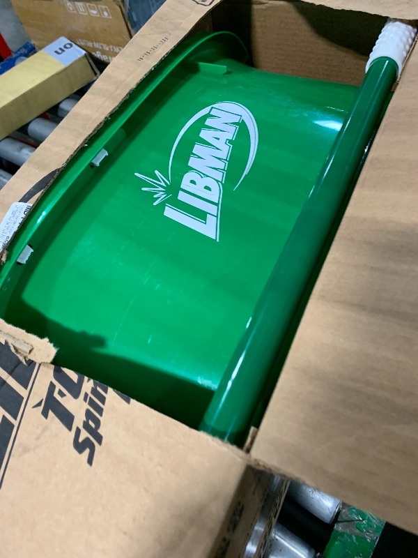 Photo 1 of ***MAJOR DAMAGE*** Libman Tornado Spin Mop System with 2 Refill Heads, Microfiber Spinning Mop and Bucket with Wringer Set for Home, Floor Cleaning of Hard-Wood, Laminate, Tile, All Surface Cleaner, 3 Total Mop Heads
**MISSING PARTS**