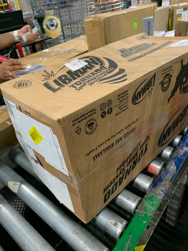 Photo 1 of ***MAJOR DAMAGE*** Libman Tornado Spin Mop System with 2 Refill Heads, Microfiber Spinning Mop and Bucket with Wringer Set for Home, Floor Cleaning of Hard-Wood, Laminate, Tile, All Surface Cleaner, 3 Total Mop Heads
**MISSING PARTS**