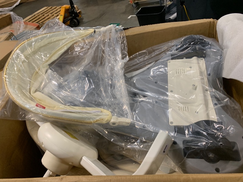 Photo 1 of ***UPDATED 4/24*** Baby Swing for Infants, 3 Auto-Moving Modes Path & Timing Function with 5-Point Safety Harness, Smart Remote Control Newborn Soother Swing for Indoor/Outdoor,Bluetooth Enabled, 17 Lullabies/Lights
