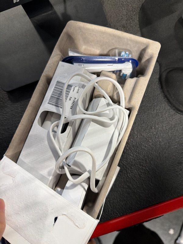 Photo 1 of **UNTESTED**
Oral-B Rechargeable Electric Toothbrush, iO2 Starter Kit, 3 Cleaning Modes, Automatic Pressure Sensor to Protect Gums, 2 Brush Heads, Pure White