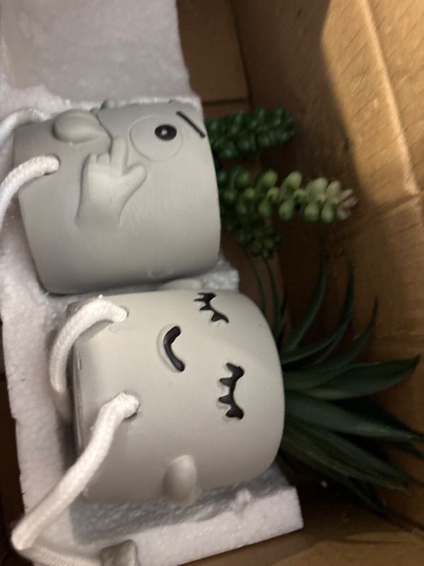 Photo 1 of **MISSING ONE**
OLEEK Small Fake Plant Office Desk Decor - Desk Plants for Office Decorations for Work - Decorative Plants Decor - Funny Office Decor for Women - Fake Succulents Plants Artificial Home Decor Shelf