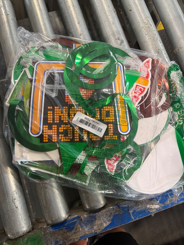 Photo 1 of **ISSING PARTS**
Football Party Decorations Kit: Tailgate & Football Birthday Party Supplies with Banner, Swirl Streamers, Honeycomb Balls & Balloons - Table Centerpiece Set for Football Game Day Party Decorations