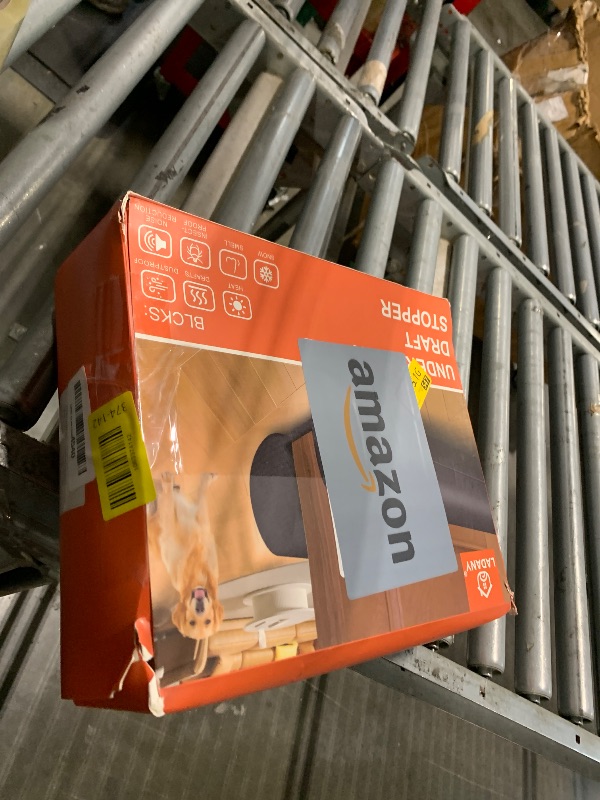 View 2 of (2 Pack) Under Door Draft Stopper, Draft Stopper for Bottom of Door, Adjustable 30-36 Inch Door Draft Blocker, Under Door Gap Filler, Easy Install Door Seal, Helps Reduce Drafts, Noise and Heat Loss