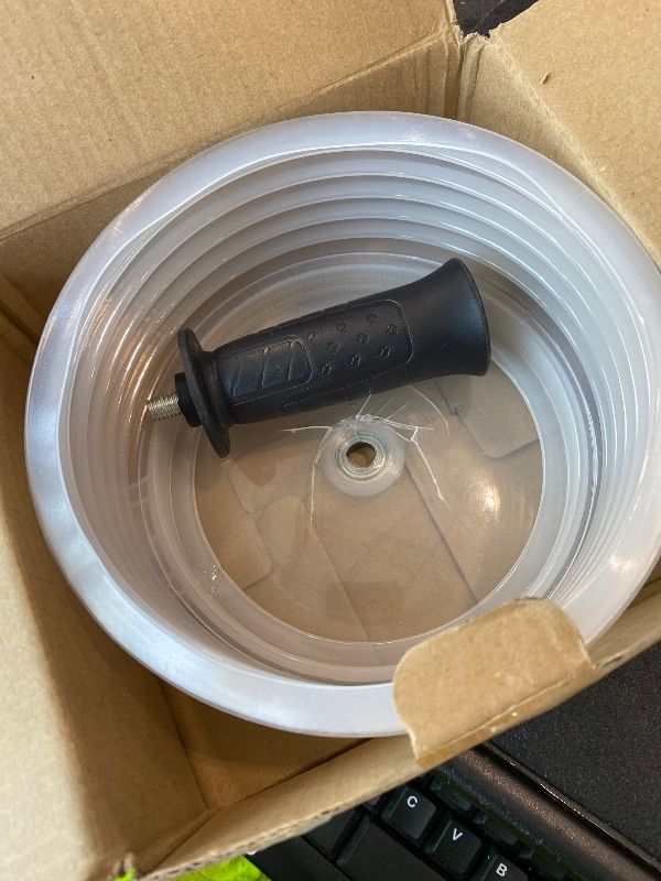 Photo 1 of *MINOR DAMAGE - USED*
JTemgle 125mm Hole Saw Dust Bowl with Handle, Rubber Scalable Dust Cover Collector for Ceiling Cutting Work and Other Drilling Works