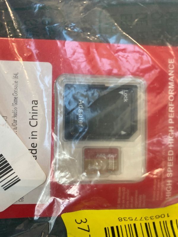 Photo 1 of ***64MB NOT GB***TF Card 64GB with Adapter, High Speed Memory Card, UHS-I C10 A1 Memory TF Card for Tablet/Mobile Phone/Camera/Car Audio/Game Console (64, GB)