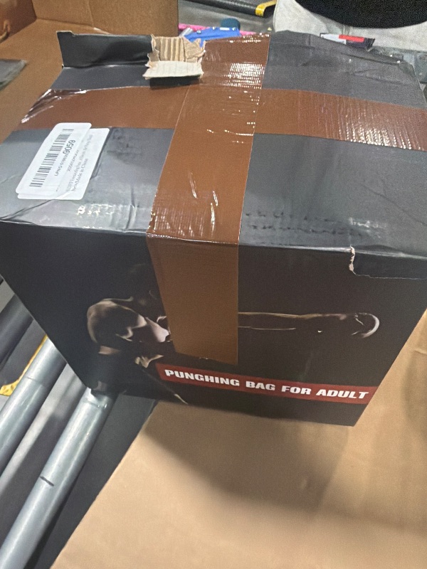 Photo 1 of *UNTESTED*
Heavy Punching Bag with Stand Adults Teens,70" Freestanding Boxing Bags Kicking Bag Heavy Bag with Boxing Gloves and Electric Air Pump, Kickboxing Training Equipment Bags Thai Fitness Karate