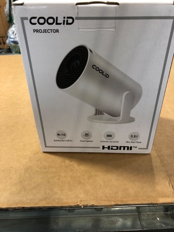 Photo 1 of [Built-in Apps & 2026 Upgraded] Mini Projector Support 4K 1080P Auto Keystone 180° Rotatable with WiFi 6 and Bluetooth 5.4, Projector Portable Compatibile with HDMI/TV Stick/Memory Stick/Laptop-Red