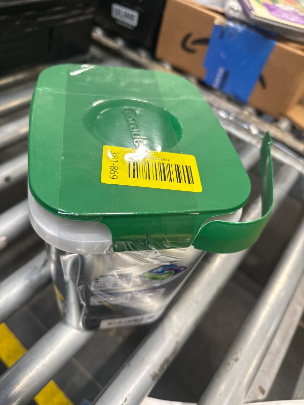 Photo 1 of ***MISSING PARTS, ALMOST EMPTY*** Cascade Platinum Dishwasher Pods, Dishwasher Detergent, Dish Detergent Soap, Lemon, 59 Count