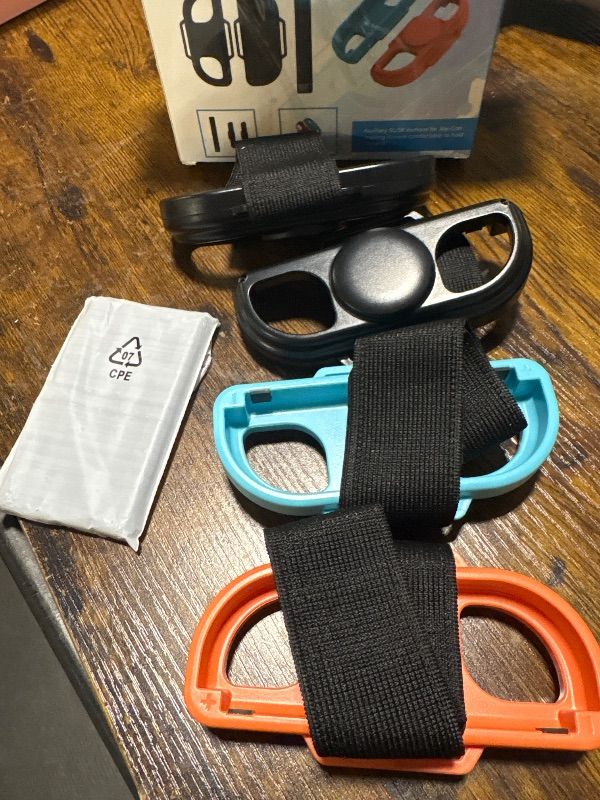 Photo 1 of [4 Pack - ?????? ?/?] Wrist Straps for Nintendo Switch 2& Switch/OLED, for Nintendo Switch Just Dance 2026 2025 2024 2023/ Zumba Burn It Up, Upgraded Adjustable Hand Grips for Adult& Kids