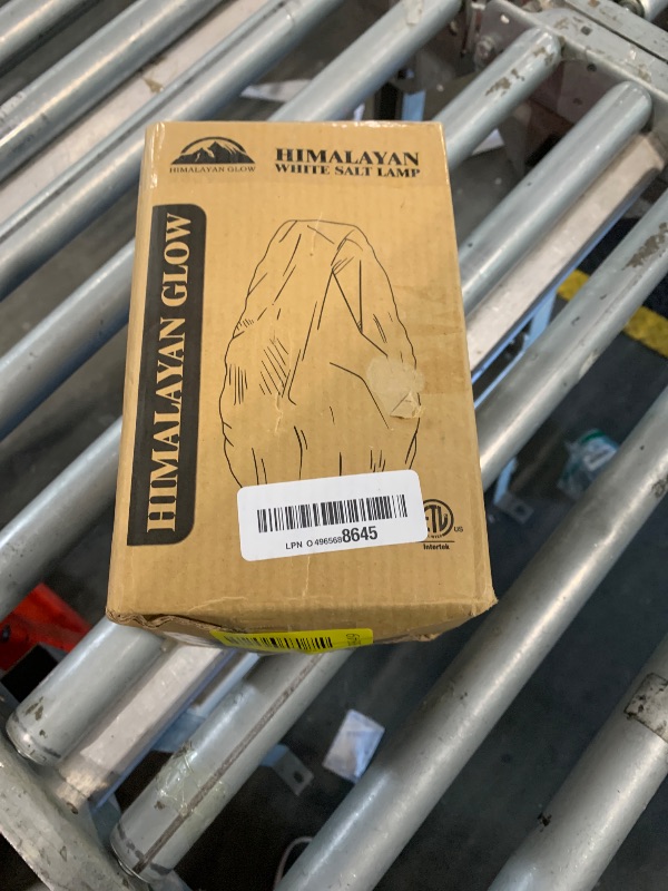 Photo 1 of ***Light doesn't work***Himalayan Glow White Salt Crystal Lamp, Natural Salt Night Light, Hand Crafted Salt Lamps with Neem Wooden Base, Salts Lamp Bulb,(ETL Certified) Touch Dimmer Switch | 5-7 LBS