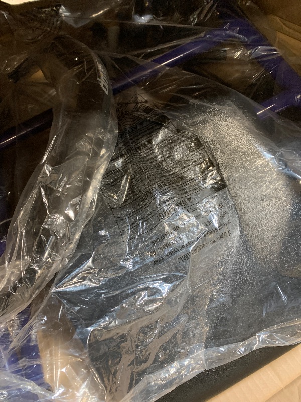 Photo 1 of ***DIRTY*** Drive Medical Rollator Walker with Seat - Stable Mobility Support - Height Adjustable - Durable Steel Frame Construction - Smooth 7.5" Wheels - Foldable - 350 Lb Limit - Blue