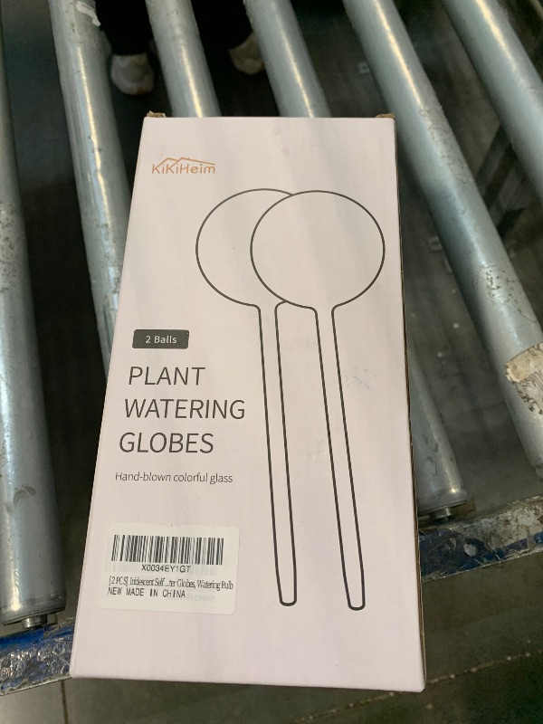 Photo 1 of [2 PCS] Iridescent Self Watering Globes, Glass Rainbow Plant Watering Globes, Self Watering Planter Insert, Automatic Plant Waterer Indoor, Plant Watering Devices, Plant Water Globes, Watering Bulb