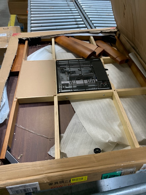 Photo 1 of ??????? PaletteLife Japanese Heated Table (41x29in- Wooden Chabudai Furniture with 120V Electric Heater - Low-Lying Dining and Work Desk with Temperature Control Knob Casual kotatsu