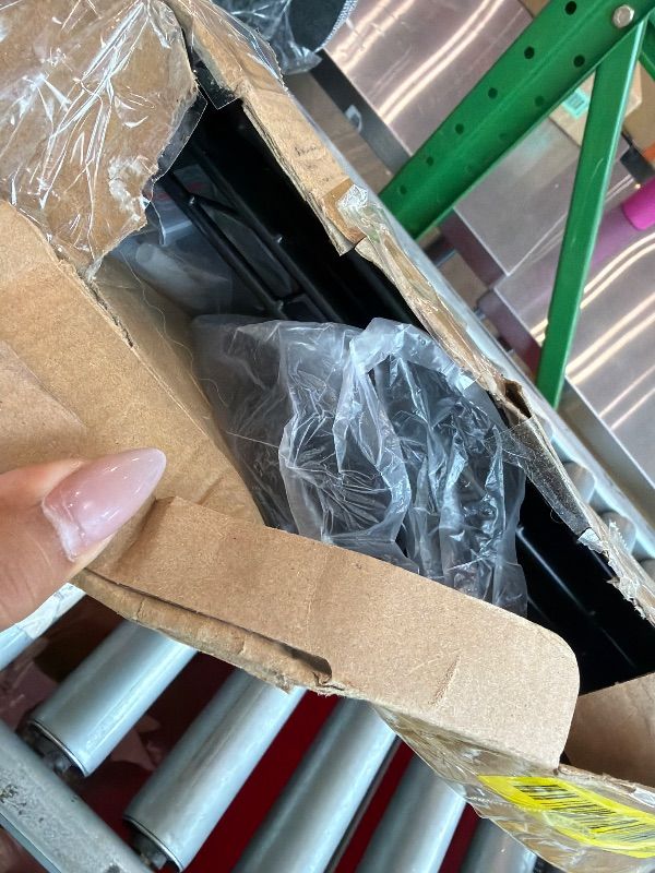Photo 1 of **UNTESTED**
Sakugi Storage Shelves - 3 Tier Shelf Organizer, Sturdy Metal Garage Shelving with Adjustable Leveling Feet, Space-Saving Shelves Organizer for Pantry, Laundry, Kitchen (18" x 12" x 30", Black)