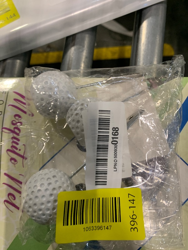 Photo 1 of *** ONLY 3 PCS***6Pcs Resin Golf Ball Alligator Clips Premium Golf Theme Table Decorations Party Supplies and Gift Card Holders 4.9 x 1.5 Inches