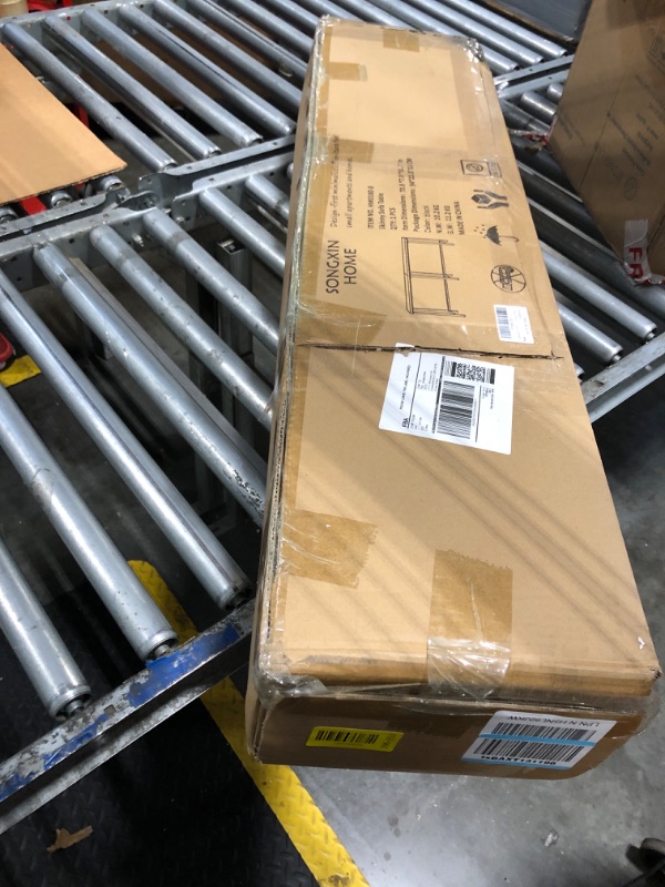 Photo 1 of *UNTESTED*
SONGXIN 70.9" Console Table,Modern Extra Narrow Long Sofa Table Behind Couch,Skinny Entry Table with Black Metal Frame for Living Room, Hallway,Classic Black