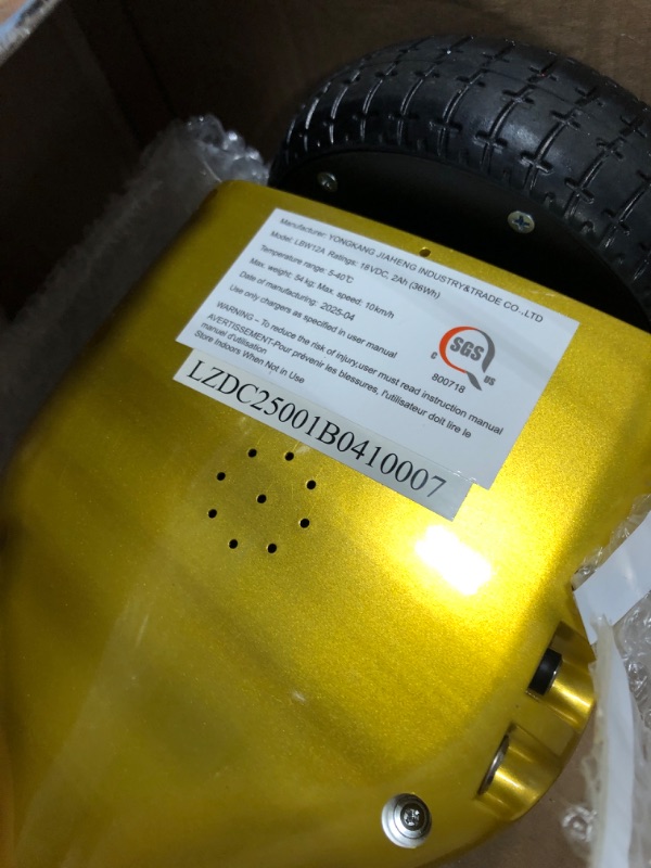 Photo 1 of ** SOLD AS IS, NO REFUND/RETURN** SEE COMMENTS!
* Hoverboard Certified HS2.01 Bluetooth Flash Wheel with LED Light Self Balancing Wheel Electric Scooter