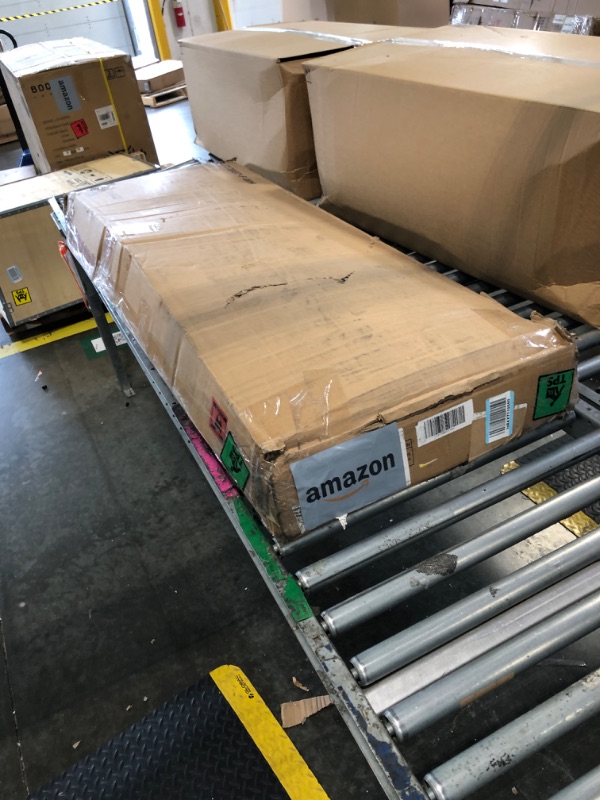 Photo 1 of ***Loose Hardware In Box*** Novilla Full Size Bed Frame with Headboard, Full Bed Frame with Wooden Slats Support, Velvet Upholstered Headboard, No Box Spring Needed, Heavy Duty Feet, Easy Assembly, White Velvet