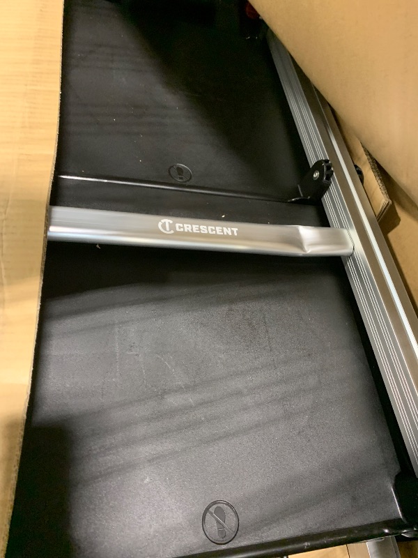 Photo 1 of ***Dented***Crescent SITERUNNER, 3 Shelf Heavy Duty Folding Jobsite Cart - 300-lb Capacity, F3SCBL