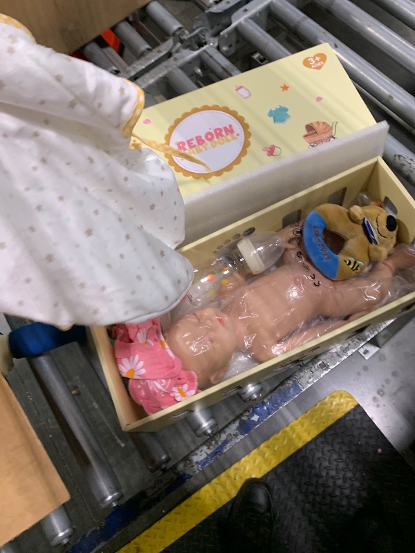 Photo 1 of ** SOLD AS IS, NO REFUND/RETURN** SEE COMMENTS!
BABESIDE 16 Inch Silicone Baby Doll, Lifelike Reborn Baby Dolls Silicone Full Body Realistic Newborn Real Life Baby Dolls Girl with Accessories for Kids Ages 3+ & Collectors