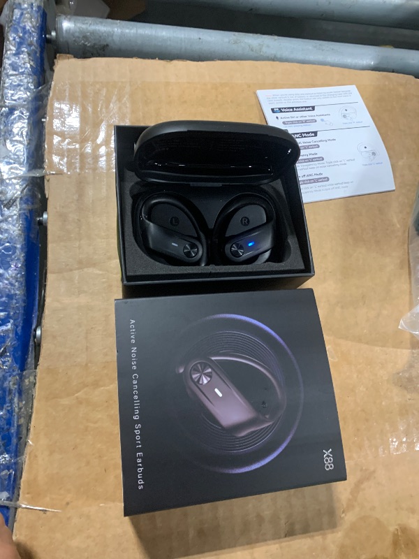 Photo 1 of ***THE PRODUCT DOES NOT HAVE A CABLE TO CHARGE THE PRODUCT***TAGRY Ear Buds with Earhooks Waterproof 80 Hrs Playtime