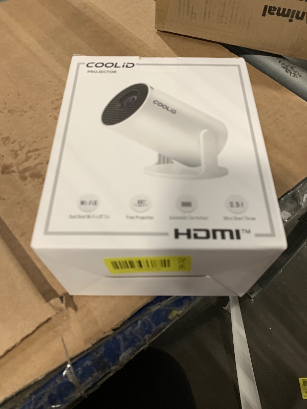 Photo 1 of [Built-in Apps & 2026 Upgraded] Mini Projector Support 4K 1080P Auto Keystone 180° Rotatable with WiFi 6 and Bluetooth 5.4, Projector Portable Compatibile with HDMI/TV Stick/Memory Stick/Laptop-Black