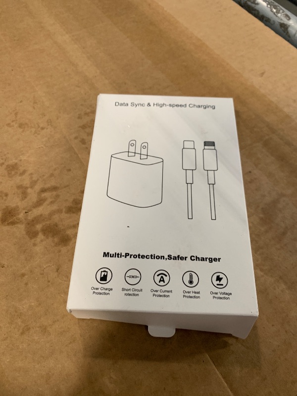 Photo 1 of ?Apple MFi Certified?Fast Charger iPhone,Fast i Phone Charging Cord 3Pack i Phone Charger Fast Charging Plug Block 6FT USB C to Lightning Cable for iPhone 14/14 ProMax/Plus/13 Mini/12/11/XR/XS,AirPods