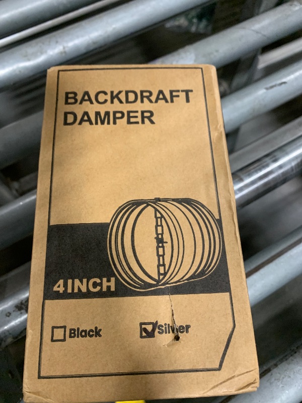 Photo 1 of [Upgraded] Hon&Guan Duct Damper 4 inch, Backdraft Damper One-Way Airflow Backflow Preventer for 4 Inch Duct Dryer Vent Hose-2pcs