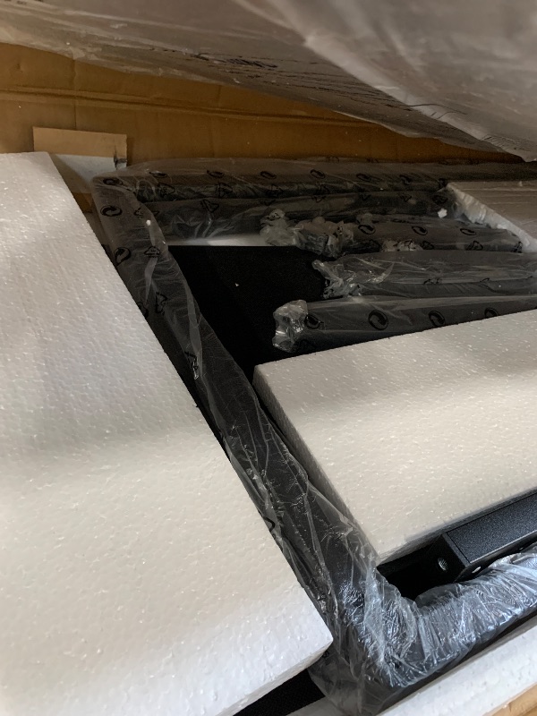 Photo 1 of ***Damaged Structure - Final Sale****Lufeiya 47 inch Computer Desk with 4 Drawers, Reversible Writing Work Study Desk for Home Office Bedroom, Modern Simple Student PC Desks, Rustic Brown