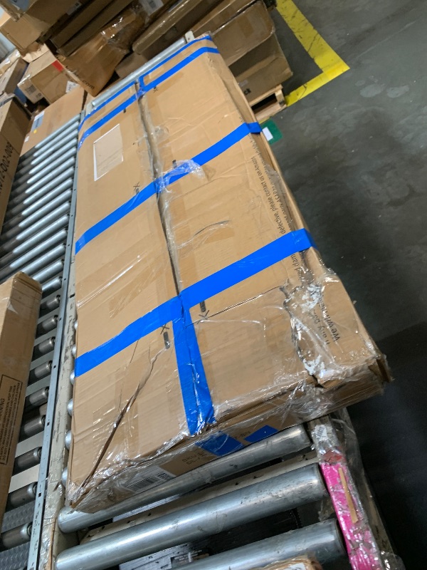 Photo 1 of ***Damaged Structure - Final Sale****Lufeiya 47 inch Computer Desk with 4 Drawers, Reversible Writing Work Study Desk for Home Office Bedroom, Modern Simple Student PC Desks, Rustic Brown