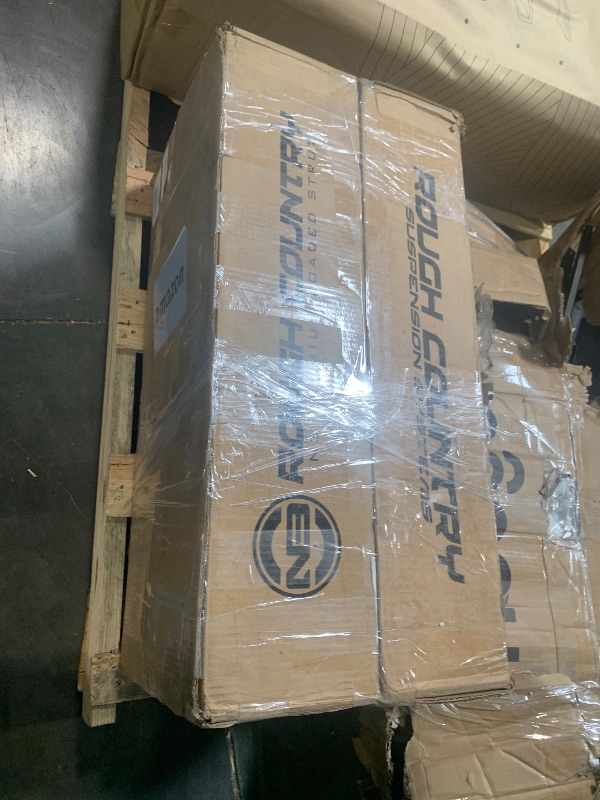 Photo 1 of ** missing some hardware *** UPDATED 04/25/2026*** Rough Country 3" Suspension Lift Kit for Nissan Titan 4WD (2017-2023) - N3 Struts & N3 Rear Shocks, Red Control Arms