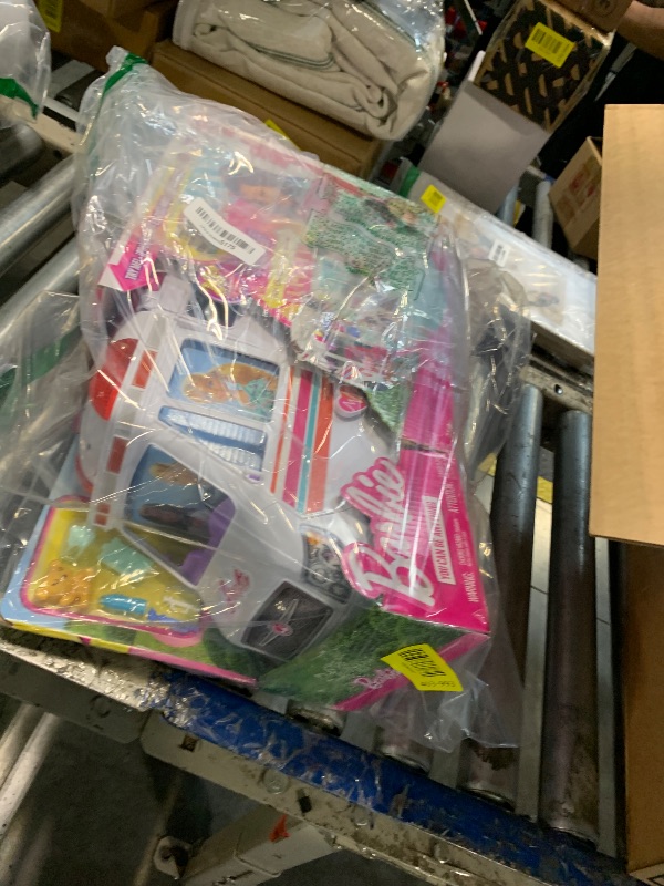 Photo 1 of ???Barbie Playset with 20+ Accessories, Emergency Vehi??cle Transforms into 2+ Foot Hospital with Lights and Sounds, Care Clinic????????