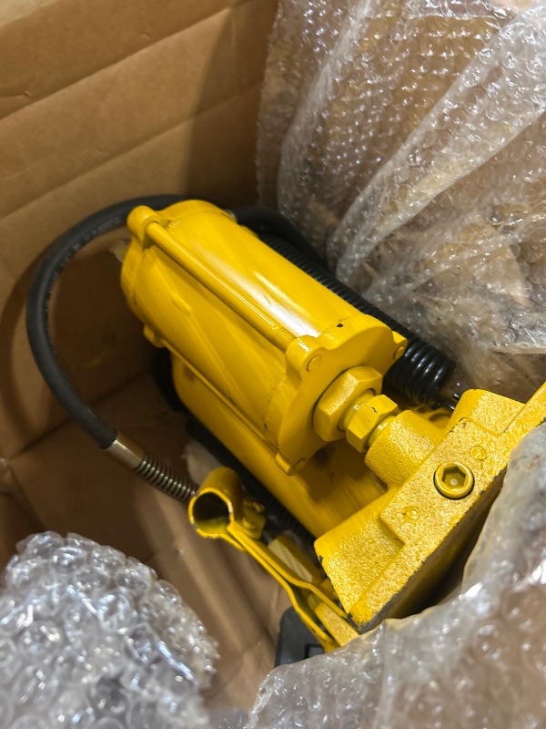 Photo 1 of ***NOT FUNCTIONAL, SELLING FOR PARTS AS IS FINAL SALE***YELLOW JACKET 20 Ton Pneumatic Bottle Jack – Heavy-Duty Air/Hydraulic Lift for Trucks & Autos, Manual & Air Pump Operation, Yellow***NOT FUNCTIONAL, SELLING FOR PARTS AS IS FINAL SALE***