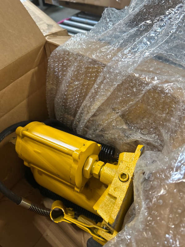 Photo 1 of ***NOT FUNCTIONAL, SELLING FOR PARTS AS IS FINAL SALE***YELLOW JACKET 20 Ton Pneumatic Bottle Jack – Heavy-Duty Air/Hydraulic Lift for Trucks & Autos, Manual & Air Pump Operation, Yellow***NOT FUNCTIONAL, SELLING FOR PARTS AS IS FINAL SALE***