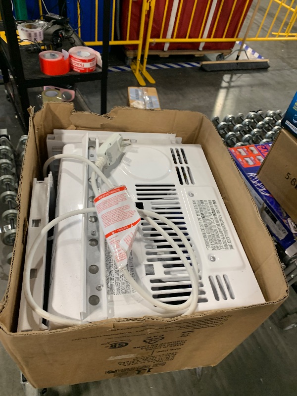 Photo 1 of ** SOLD AS IS, NO REFUND/RETURN** SEE COMMENTS!!
Amazon Basics 5000-BTU Window Air Conditioner with Quiet Operation, Up to 150 Sqf, Cool and Fan Functions, Washable Filter, Adjustable Window Kit, Intuitive Mechanical Controls, for Small Room, White