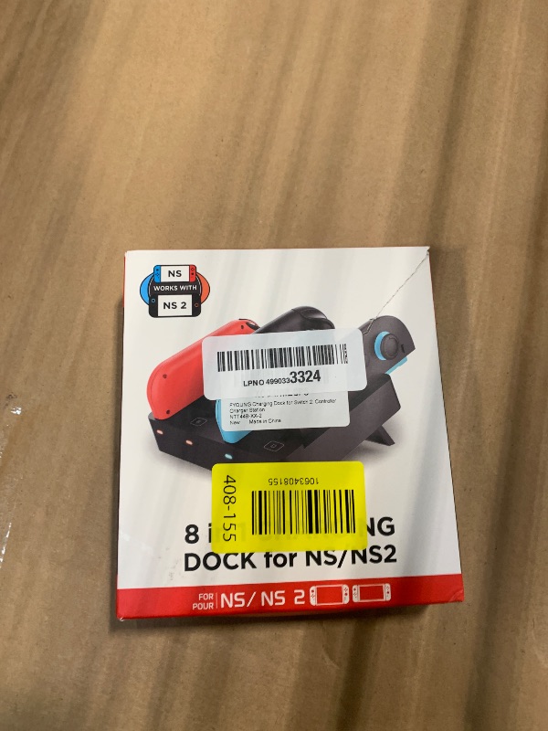 Photo 1 of [Switch 2/1 Both] Controller Charger Dock, FYOUNG Charging Dock for Nintendo Switch 2 2025, 8 in 1 Portable Dual-Direction Magnetic Fast Charger Staion for JoyCon 2 Accessories with USB Type-C Cord