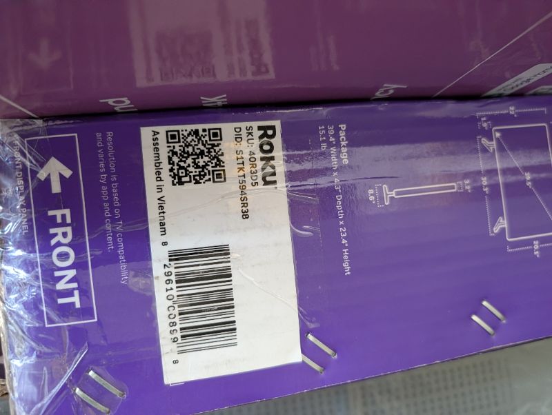 Photo 1 of ***FINAL SALE***WHOLESALE PALLET of non functioning TV's, SELLING AS IS FOR PARTS, FINAL SALE***