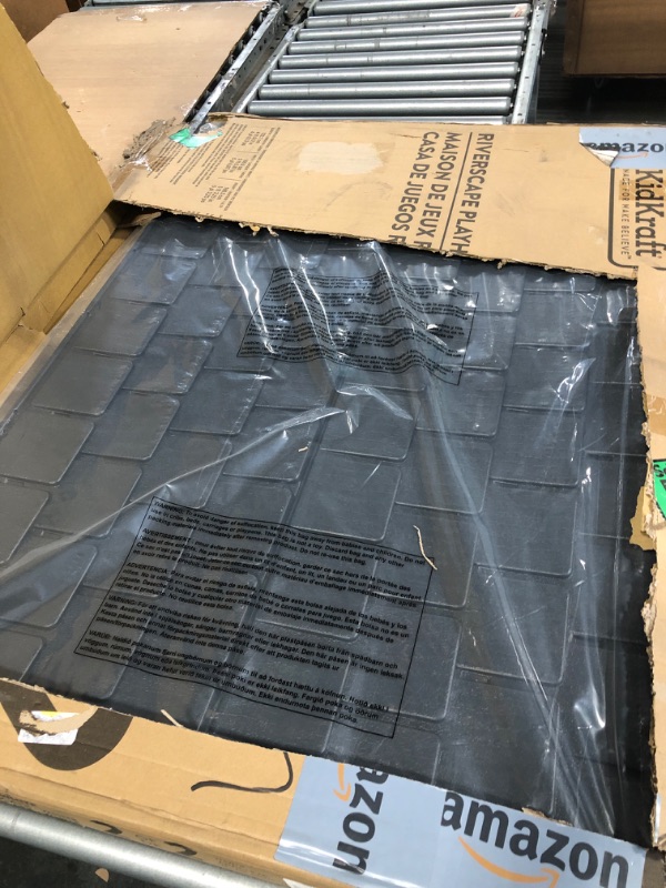 Photo 1 of ***JUST THE ROOF, 1/2 BOXES*** KidKraft Riverscape Wooden Playhouse with Working Doorbell, Fence, Kitchen and Pet Door