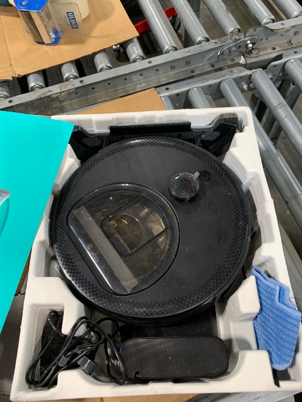 Photo 1 of ** SOLD AS IS, NO REFUND/RETURN** SEE COMMENTS!
 LiDAR Robot Vacuum and Mop, Smart Mapping and Obstacle Avoidance, Tangle-Free Pet Hair, 2.4G/5G WiFi App Control, Slim Design for Wider Coverage, Carpet Detection, M330 Pro