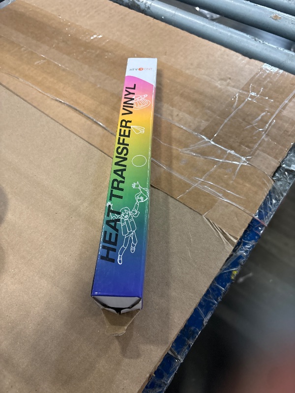 Photo 1 of **DIFFERENT COLOR**
HTVRONT Holographic Heat Transfer Vinyl- 12" x 6ft Holographic HTV for Shirts, Hats, Holographic Iron on Vinyl Compatible with Cricut Cutting Machine & Cameo Matellic Sheen Easy to Cut & Weed (White)