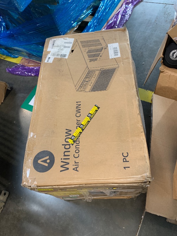 Photo 1 of *MISSING PARTS - see clerk notes*
dainslef Window Air Conditioner - 6,000 BTU, U-Shaped Design, Ultra Quiet, Wi-Fi Enabled, Energy Efficient, Remote Control, Cools Up to 269 Sq.Ft, White