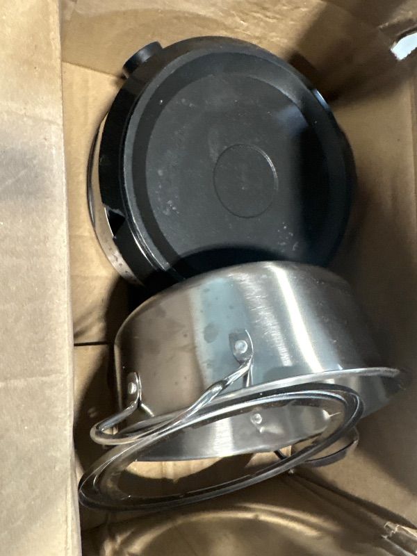 Photo 1 of **MINOR DAMAGED**
Nostalgia 8-Cup Electric Fondue Pot Set for Cheese & Chocolate - 8 Color-Coded Forks, Temperature Control - Kitchen Gadgets and Appliances for Hors d'Oeuvres and More - Stainless Steel
