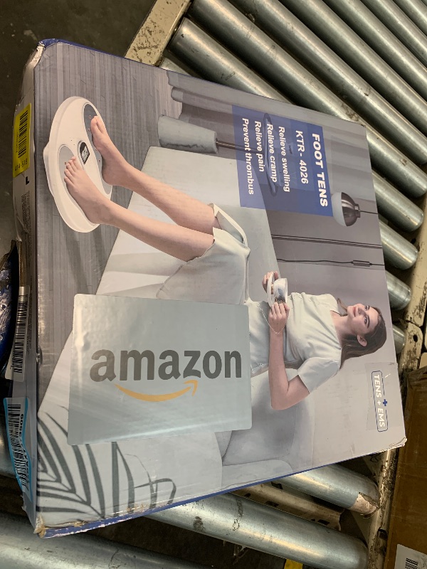 Photo 1 of *MISSING PARTS*
Foot Massager for Neuropathy with Heating, EMS Foot Stimulator for Circulation and Pain Relief, Electric Feet Calf Massager with 4 TENS Unit Muscle Stimulator Pads, Transcutaneous Nerve Stimulator