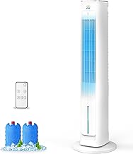 Photo 1 of ** SOLD AS IS, NO RERUND/RETUEN** SEE COMMENTS!
Exnos Portable Evaporative Air Cooler, 3-in-1 Cooling Fans that Blow Cold Air With 3L Water Tank, 38’’ Tower Fan for Bedroom, Office with 3 Speeds, 12H Timer, Oscillation, Remote Control, 2 Ice Packs